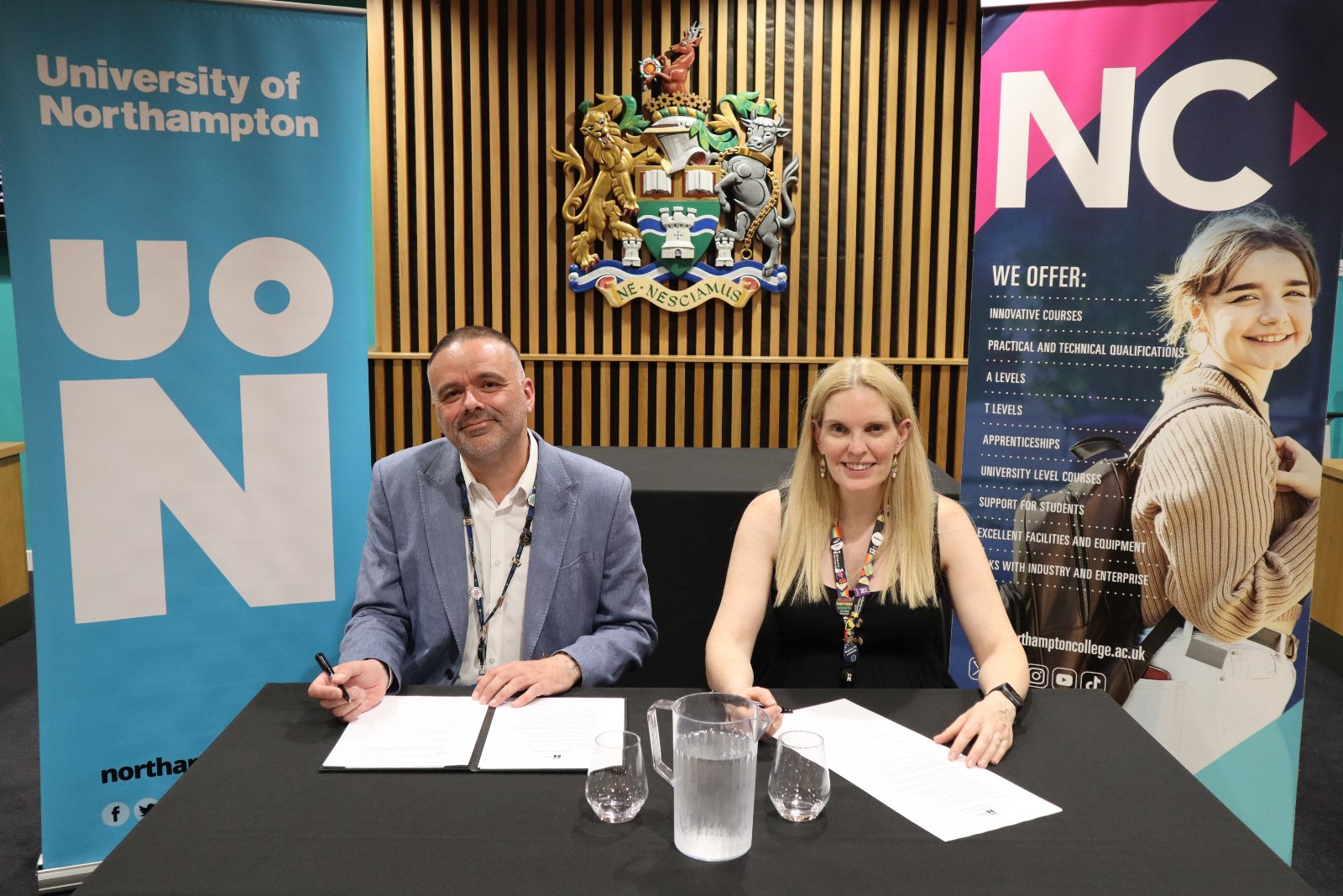 Memorandum of Undersanding signing Northampton College and UON