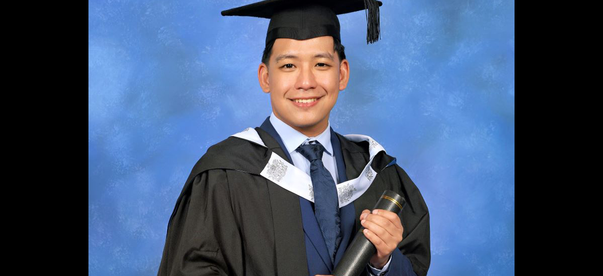 Keneth Ofrecio, International Business Management MSc graduate.