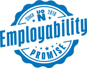 UON Employability logo in blue
