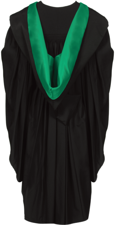 Postgraduate Certificate and Postgraduate Diploma graduation gown from back