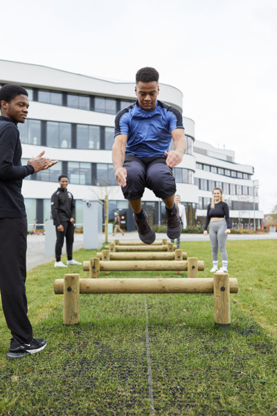 Image by Paul Michael Hughes Photography T 07790819111 UK E pmh@paulmichaelhughes.com W www.paulmichaelhughes.com A student long jumping
