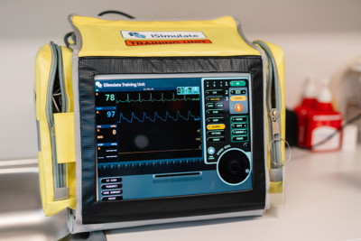 Close up of Training Unit in the Ambulance Simulator