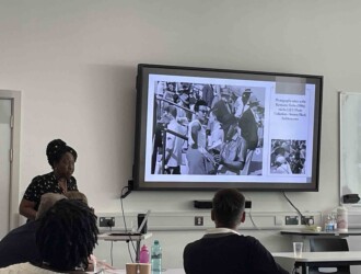 Senior Lecturer in Tourism Management Dr Marcella Daye's presents a history paper at the University of Northampton