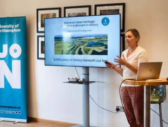 Nadia Norman presents at the Heritage Skills Hub launch