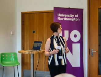 Suzanne Oliver presents at the Heritage Skills Hub launch