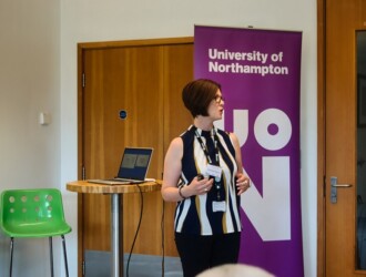 Suzanne Oliver presents at the Heritage Skills Hub launch