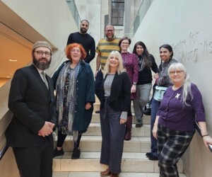 First cohort of the Corby Heritage Accelerator programme with UON Heritage Project staff at British Museum