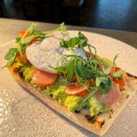 Avocado and Poached Egg Ciabatta