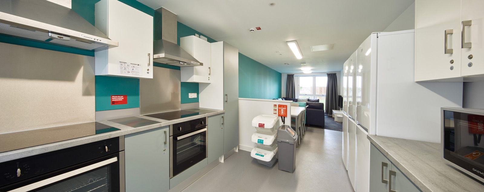 Kitchen in small en-suite flat