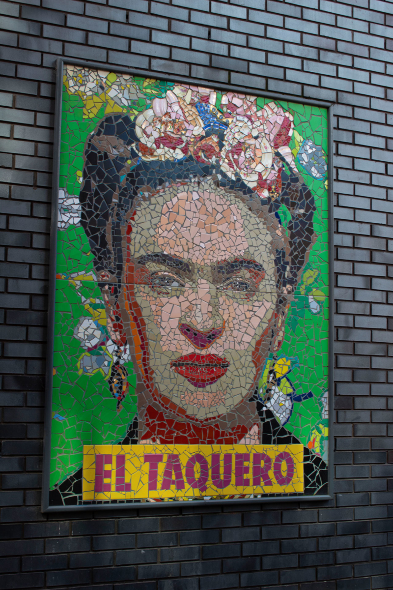 A collage of Freda Kahlo