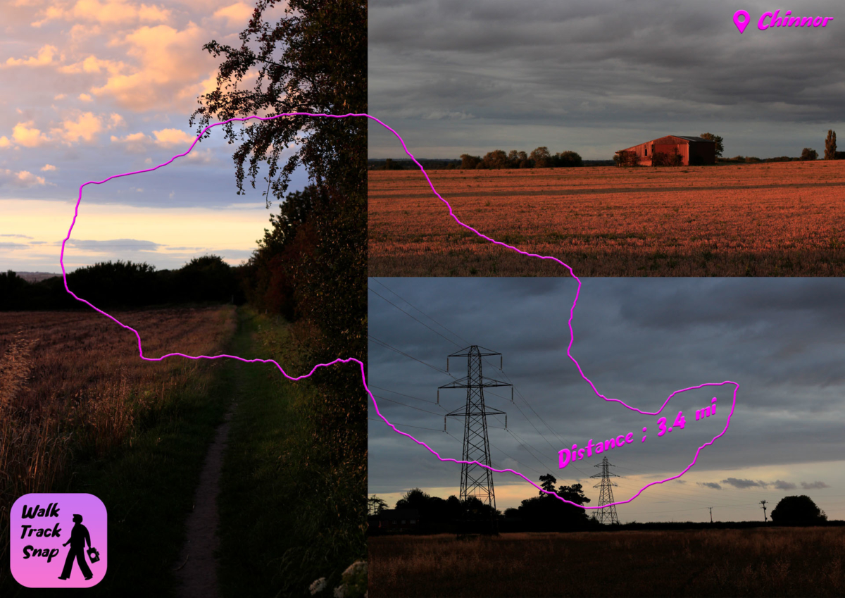 Collage of fields in Chinnor