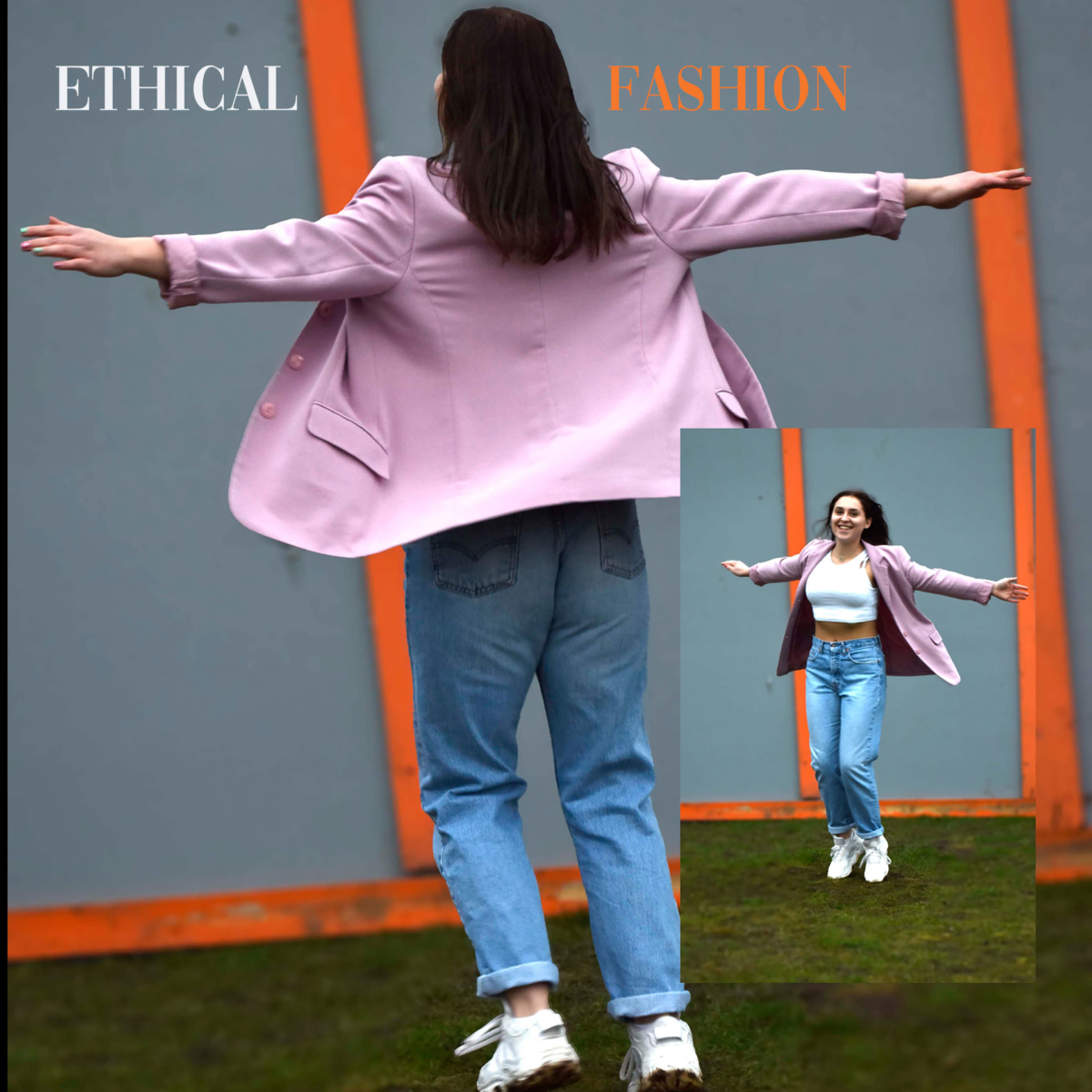 two images on ethical fashion