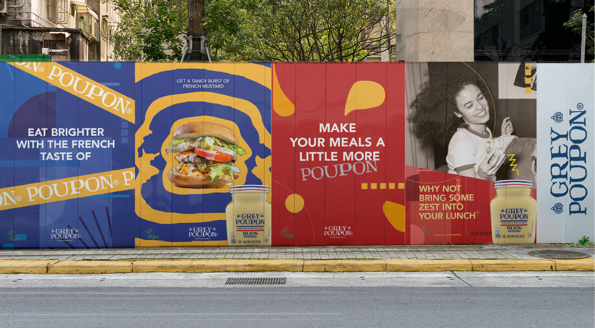 A series of posters in promotion for the brand refresh