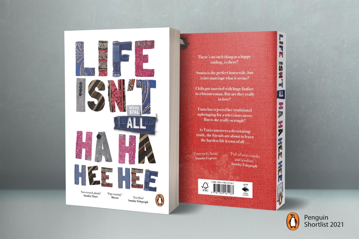 Paperback book showing front and back cover and spine