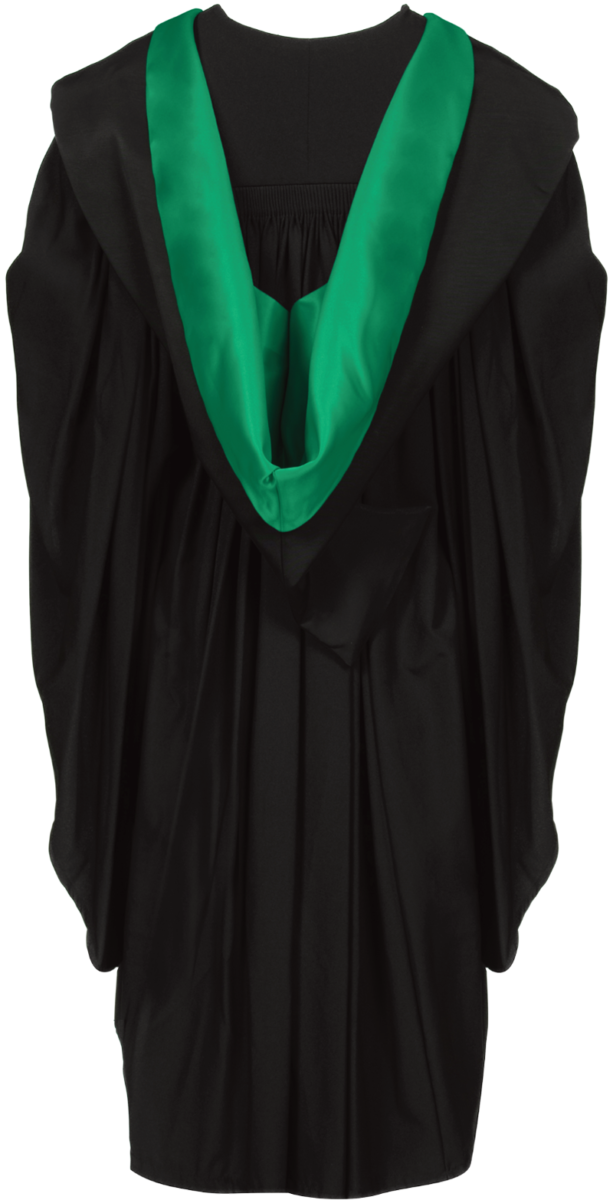 Postgraduate Certificate and Postgraduate Diploma graduation gown from back