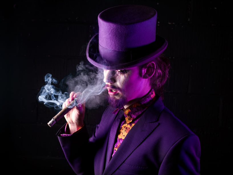 Seven Deadly Sins - Pride - man in purple suit and top hat